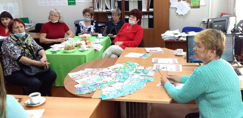 Полезные встречи для серебряных волонтеров Калининского района
